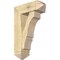 Ekena Millwork Balboa Arts and Crafts Rough Sawn Bracket w/ Offset Brace, Douglas Fir, 8"W x 22"D x 34"H BKT0806X22X34BOA03RDF - alternate 1